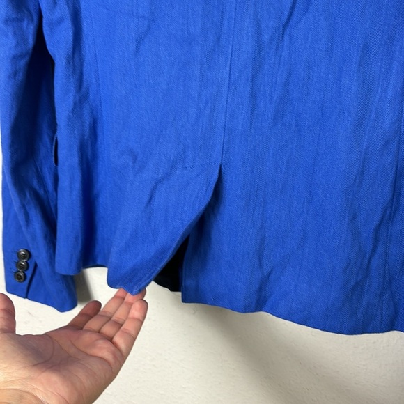J. Crew Royal Blue Schoolboy two Button Blazer in size 6 - Picture 7 of 15